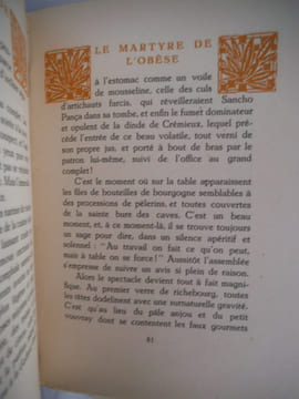 Le martyre de l’obèse. BERAUD Henri