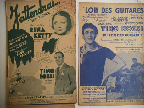 La môme PIAF,Tino ROSSI,Danielle DARRIEUX, ANDREX,Jo BOUILLON,  Lucienne BOYER, Maurice CHEVALIER, Rina KETTY, REDA CAIRE,  Lucienne DELYLE. . ...