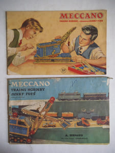 Meccano trains Hornby -miniatures Dinky Toys.
