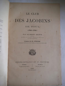 Le club des Jacobins de Toul (1793-1795)