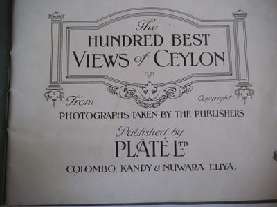 The hundred best views of Ceylan