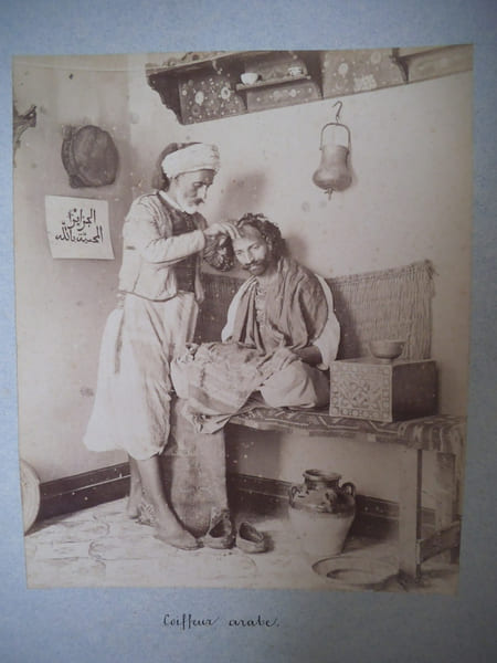 coiffeur arabe (Alg&eacute;rie) . GEISER J. 