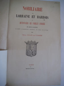 Nobiliaire de Lorraine et Barrois