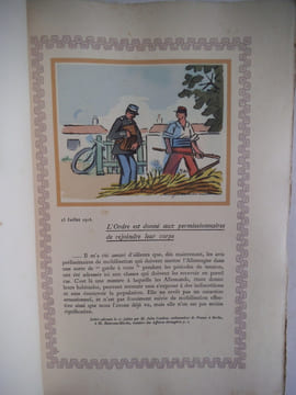 Le livre des heures héroïques et douloureuses des années 1914-1915-1916-1917-1918. HELLE André 