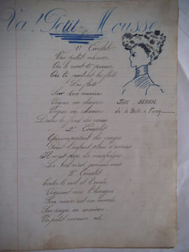Recueil de chansons. Anonymee