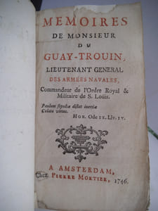 Mémoires de monsieur DU GUAY TROUIN
