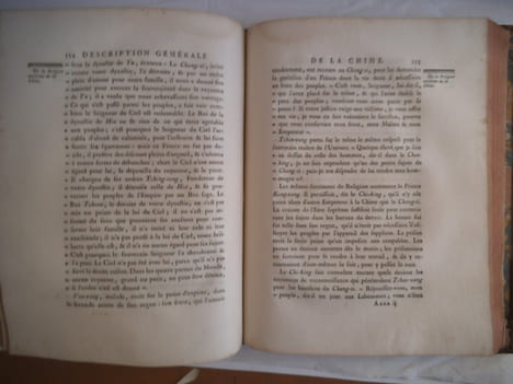 Description générale de la Chine. GROSIER abbé