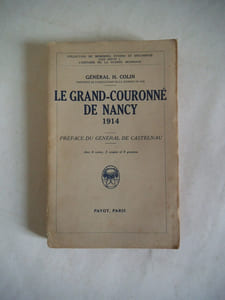 Le grand couronné de Nancy 1914.