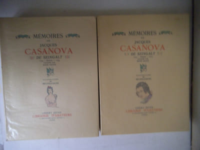 mémoires de Jacques CASANOVA de SEINGALT