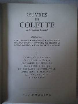 Œuvres . COLLETTE