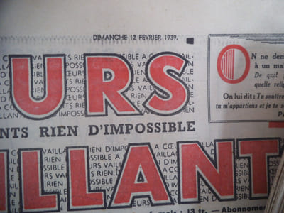 CŒURS VAILLANTS année 1939