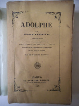 ADOLPHE. BENJAMIN CONSTANT