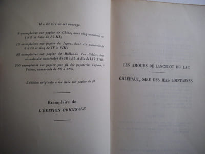 Les amours de Lancelot du Lac. Galehaut Sire des Iles lointaines.