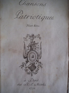 Chansons patriotiques.nouvelle édition.. anonyme