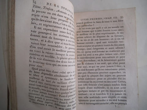 De la Tyrannie. ALFIERI Victor