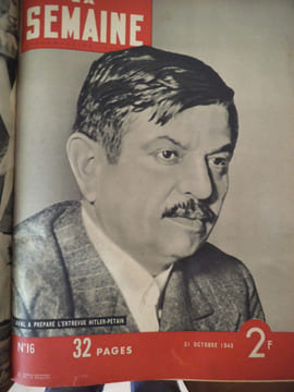 La Semaine 1940 à 1944 . Collectif