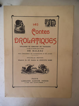 Les contes drôlatiques . BALZAC de.