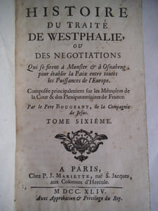  Histoire du traité de Westphalie