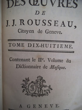  oeuvres de J.J. ROUSSEAU. . ROUSSEAU Jean Jacques 