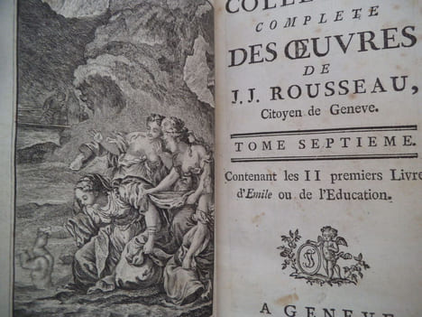  oeuvres de J.J. ROUSSEAU. . ROUSSEAU Jean Jacques 