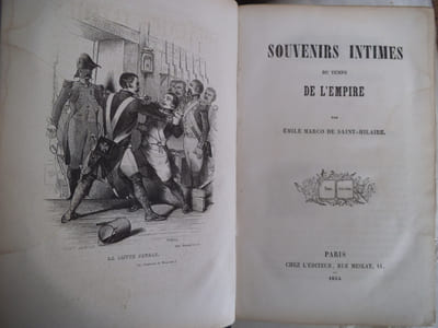 Souvenirs intimes du temps de l’Empire.