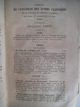 Le livre des adultes. . AMIEL Isidore