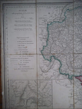 Carta Stradale DEL PIEMONTE DELLA LIGURIA EDELLA SAVOIE . anonyme