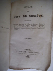 Règles des jeux de société
