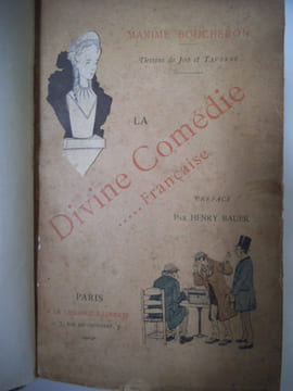 La divine Comédie Française.. BOUCHERON Maxime