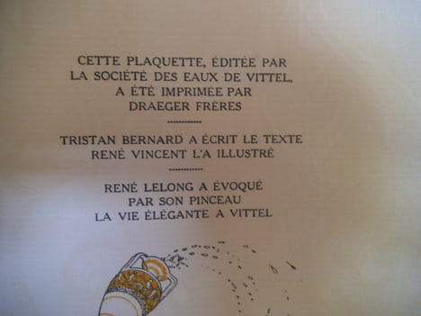 VITTEL.. TRISTAN BERNARD.