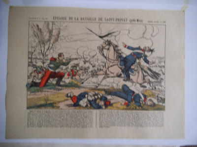 Episodes de batailles. Consulat, Premier Empire, guerre de 1870.  