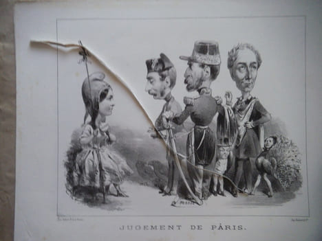Caricatures contre la candidature de Louis Napoléon Bonaparte-Révolution de 1848.. anonyme
