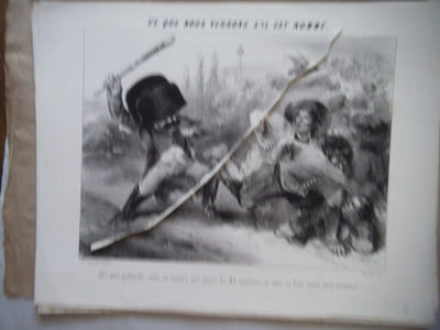 Caricatures contre la candidature de Louis Napoléon Bonaparte-Révolution de 1848.