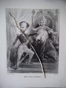 Caricatures contre la candidature de Louis Napoléon Bonaparte-Révolution de 1848.