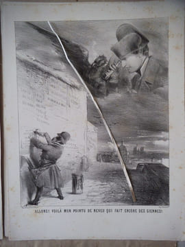 Caricatures contre la candidature de Louis Napoléon Bonaparte-Révolution de 1848.. anonyme