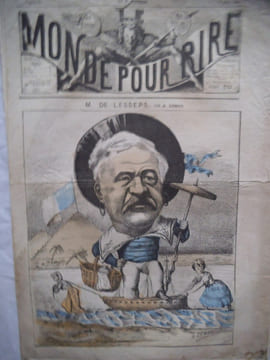 LE MONDE POUR RIRE n° 20 M de LESSEPS . collectif