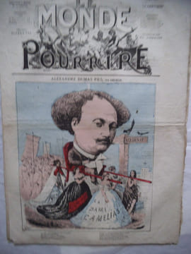 LE MONDE POUR RIRE   Alexandre DUMAS fils . collectif  