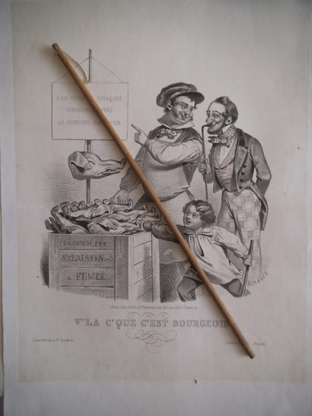 Suite de 5 caricatures originales. SCHERER 