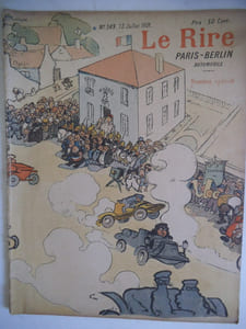 LE RIRE numéro spécial PARIS- BERLIN en automobile.