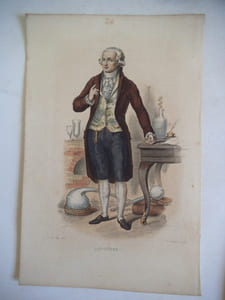 LAVOISIER, Comte de GUIBERT,GROS.DAVID, Mme de STAËL 