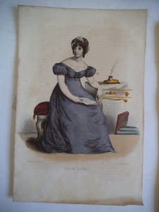 LAVOISIER, Comte de GUIBERT,GROS.DAVID, Mme de STAËL