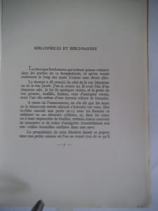 Petites histoires pour bibliophiles.