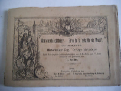 Mustenschlachtfeir Fête de la bataille de MORAT 22 juin 1876.