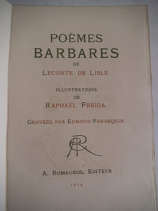 poèmes Barbares.