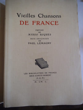 Vieilles chansons de France . Collectif