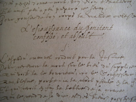 Les Devots Elancemets du poëte Chrestien. Presentes au Roy Henry IV. A. 1603. . Alphonse de Rambervillers