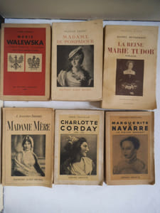 Charlotte CORDAY. Marguerite NAVARRE- La Reine MARGOT. MARIE TUDOR- Madame de POMPADOUR. Marie WALEWSKA. Madame Mère.