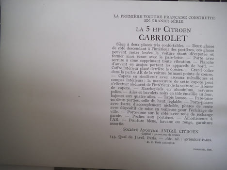 Les voitures CITROËN. . CITROEN. 
