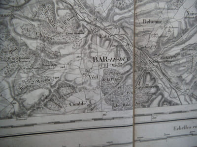 Carte de BAR LE DUC