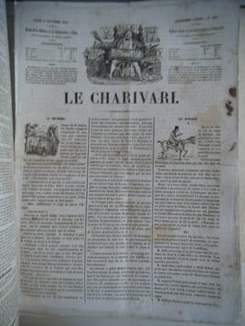 LE CHARIVARI 1846 . LE CHARIVARI